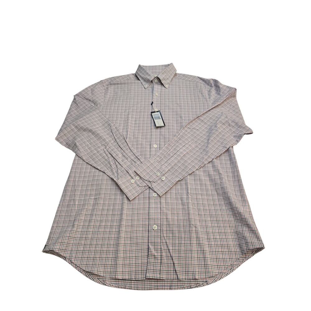 Holderness & Bourne‎ Men’s Large Button Down Dress Shirt Check Pattern NWT Golf